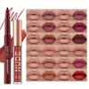 2pcs Matte Lip Color Set with Lip Liner - Long-Lasting, Non-Stick, Water-Resistant Lipstick & Lip Liner Combo Makeup Set Smooth Application