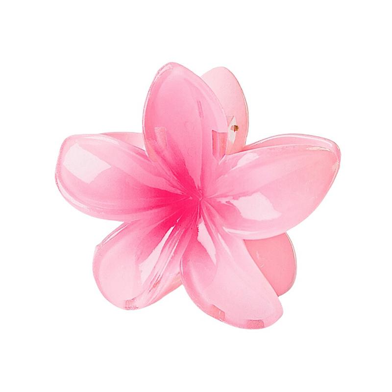 

1PC Elegant Flower Shaped Hair Grab Clips Trendy Non Slip Ponytail Holders For Women And daily use Wear