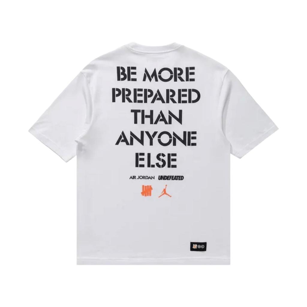 Air Jordan X UNDEFEATED Strikes T-Shirt White Men Tops DX4304-100