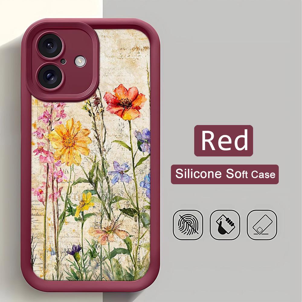 Sunflower Phone Case For IPhone 17 Air 16 15 14 13 12 11 Pro Max Shockproof Silicone Cover For IPhone 16 15 14 Plus Case Cover