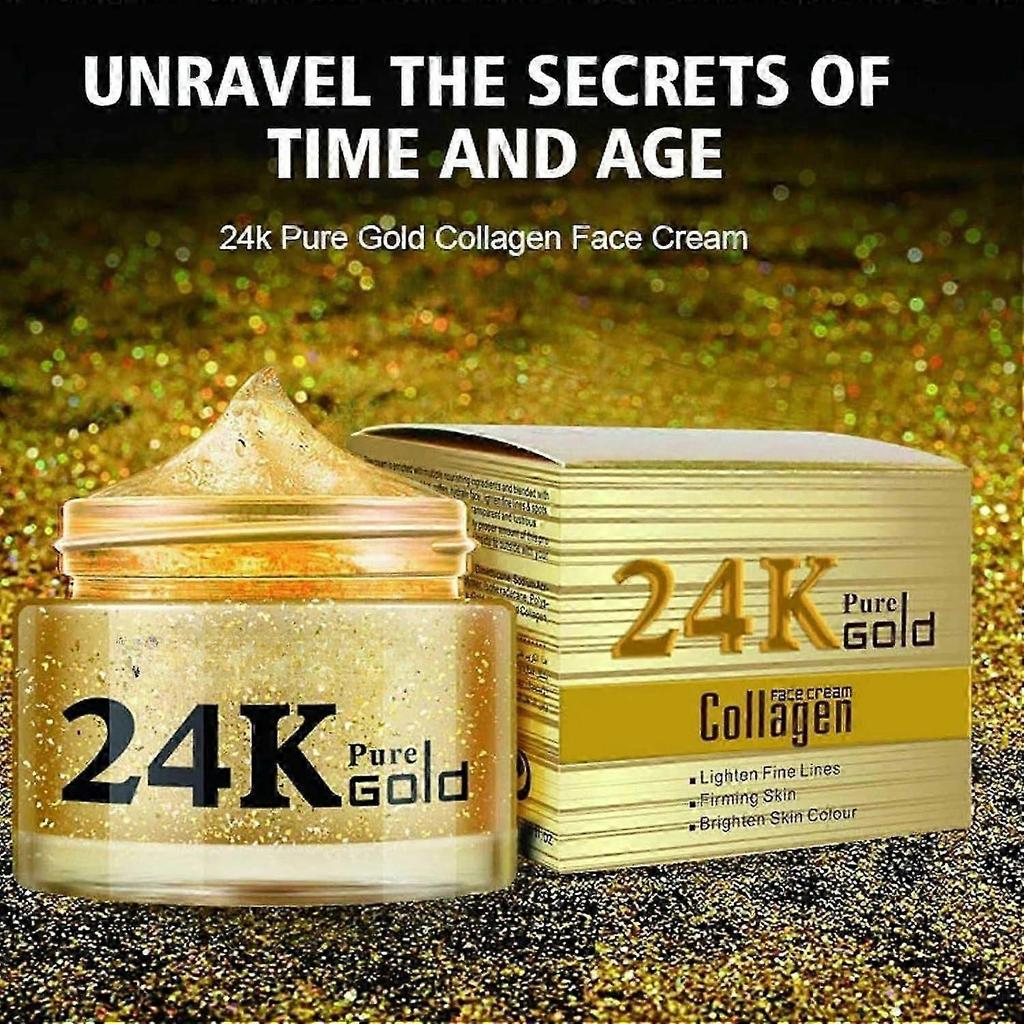 Crème Visage Raffermissante au Collagène et Or 24K