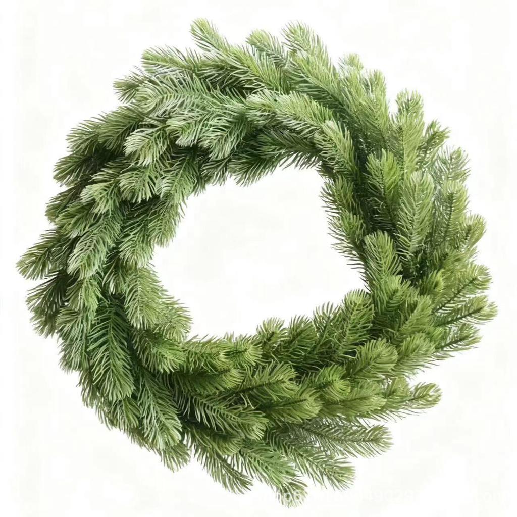 43CM Artificial Pine Needle Christmas Wreath for Doors & Windows