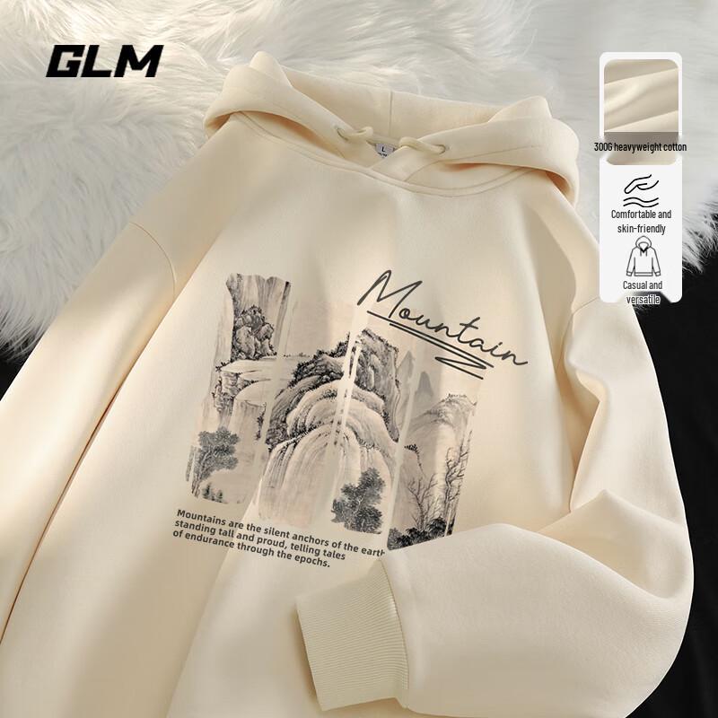 

GLM Trendy Chinese Style Hooded Sweatshirt 3XL