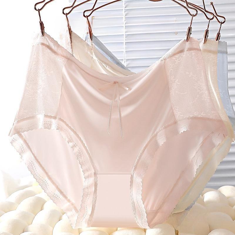 Plus Size Brief High Waisted Lingerie Lightweight Plus Size Underwear Female Light Thin Panties Women Antibacterial Crotch Sexy Pantys for Women