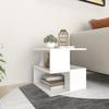 VidaXL Side Table White 40x40x40 Cm Chipboard