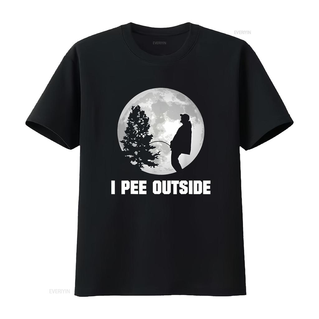I Pee Outside Love Peeing Funny Camping T Shirt vintage Washed Stylish Breathable Comfortable Versatile graphic homme Soft