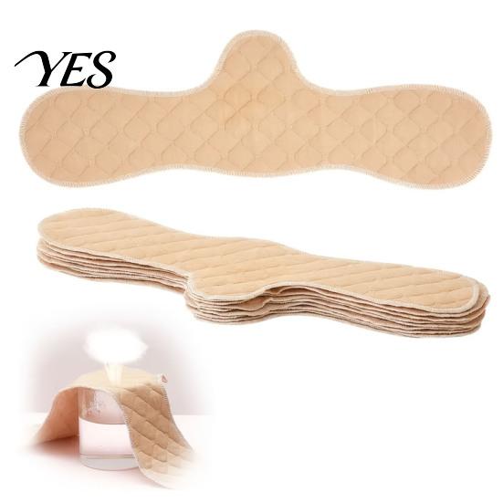 Anti-sweat Chest Pad Cotton Bra Liners for Sweat, Washable Under Breast Sweat Strong Seam Padding Absorber Pads, Reusable Boob Towel Women Breathable