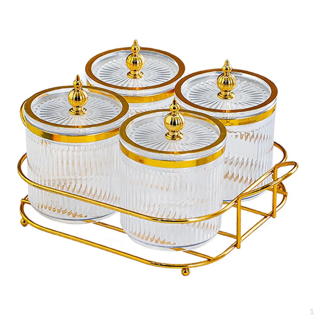 Dry Fruit Tray with Lid Appetizer Serving Plate Food Storage Container Snacks Dish Divided Nut Bowl