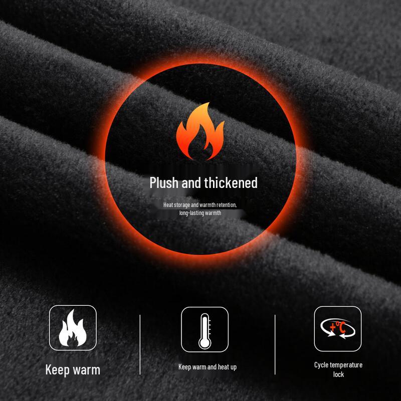 Hodo Men's Thermal Lined Business Casual Pants