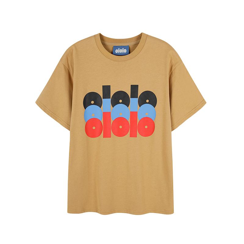 Ollollo Triplet T-Shirt Taupe Note/Xl