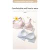 Jelly-style Underwear with Soft Support, Seamless Wide Shoulder Straps, Cup Fixation, Double Breast Reduction, Without Steel Rings.