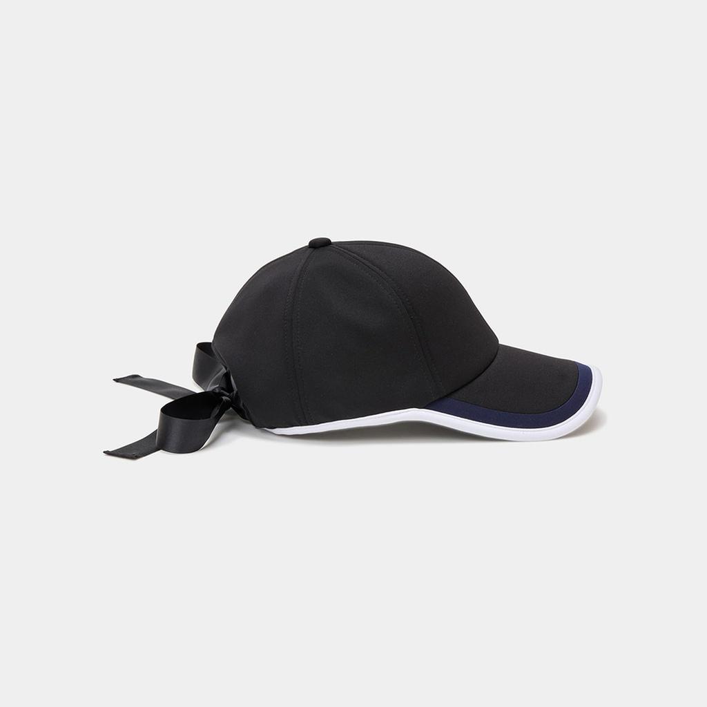 [Callaway] Women's Cap (with back ribbon)  Hat Golf  C23291203 1010Black FR