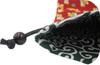Handmade Drawstring Bag with Lined Red Shiba Inu and Arabesque Made In Perfect for Goshuin Small and New Gifts Japanese-style Lining, Pattern, Japan,