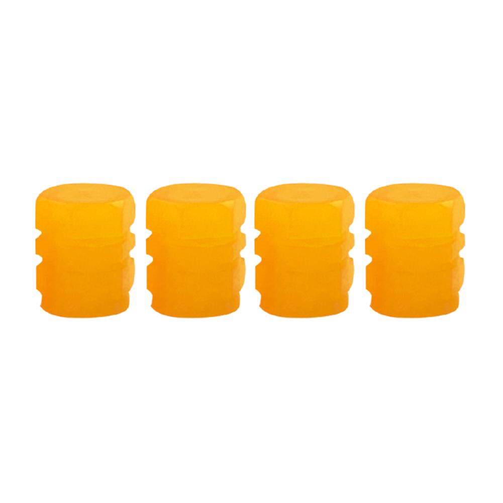4-40pcs Luminous Valve Caps Fluorescent Night Glowing Car Motorcycle Bicycle Bike Night Colorful Glowing Valve Caps Universal