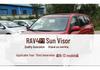 Sun Visors for 06-13 Toyota RAV4 (3rd Gen) with Vanity Mirror - Driver & Passenger Side