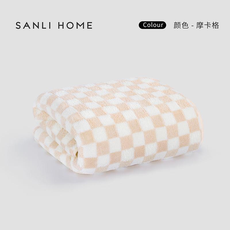 

Полотенце клетчатое полотенце коралловый флис квадратное полотенце полотенце для лица банное полотенце детское взрослое полотенце для лица square towel (30 * 30)