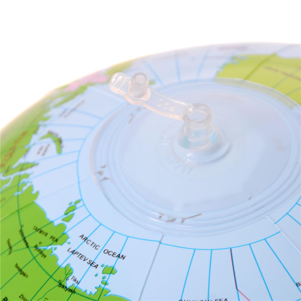 Pallone Gonfiabile Globo Terrestre 16" Atlante della Terra Palla Mappa Giocattolo di Geografia