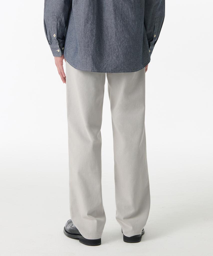 Musinsa Standard Denim-Like Officer Pants [Dusty Cream]
