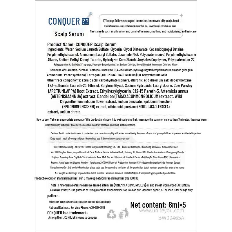 Conquer Scalp Cleansing Serum