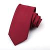 Men'S And Women'S Red Zip-Up Tie Groom Business Dress Wedding Korean Version Lazy No Striped Tie