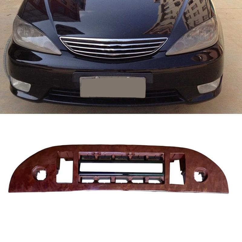 Car Central Control Air Conditioning Panel Cover A/C Adjustment Button Frame For Toyota Camry 2002-2006 US Version