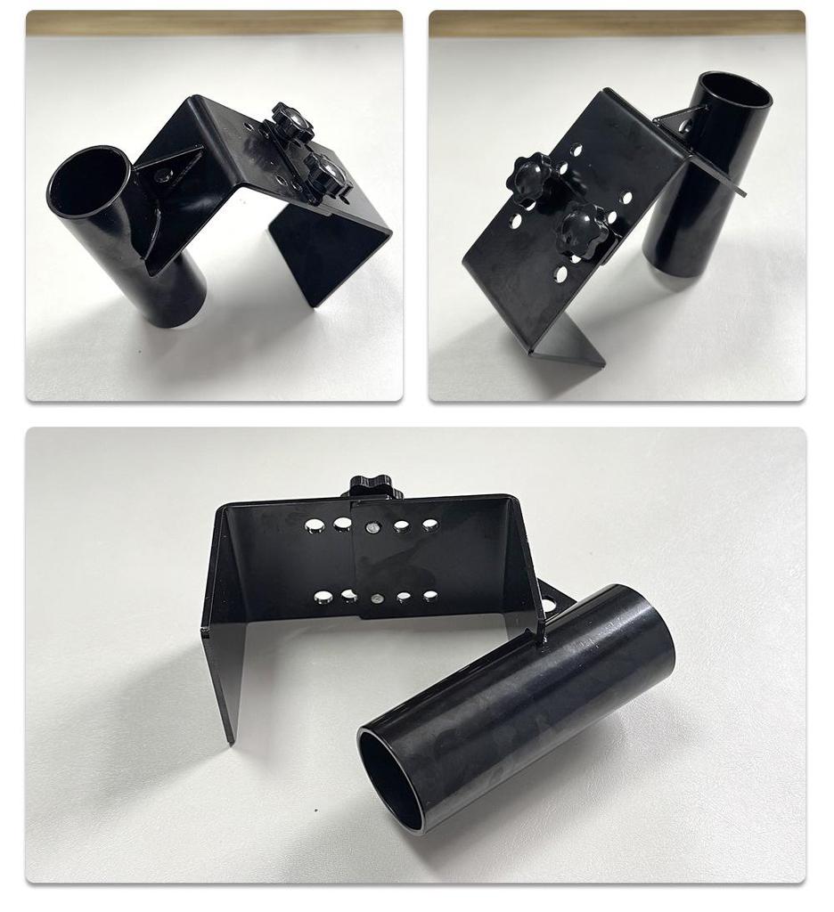 Heavy-Duty Adjustable Ice Fishing Sled Rod Holder - Hands-Free, High-Strength Insert