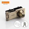 Security Cabinet Display Lock Zinc Alloy Lockset New Glass Door Lock  Glass Door