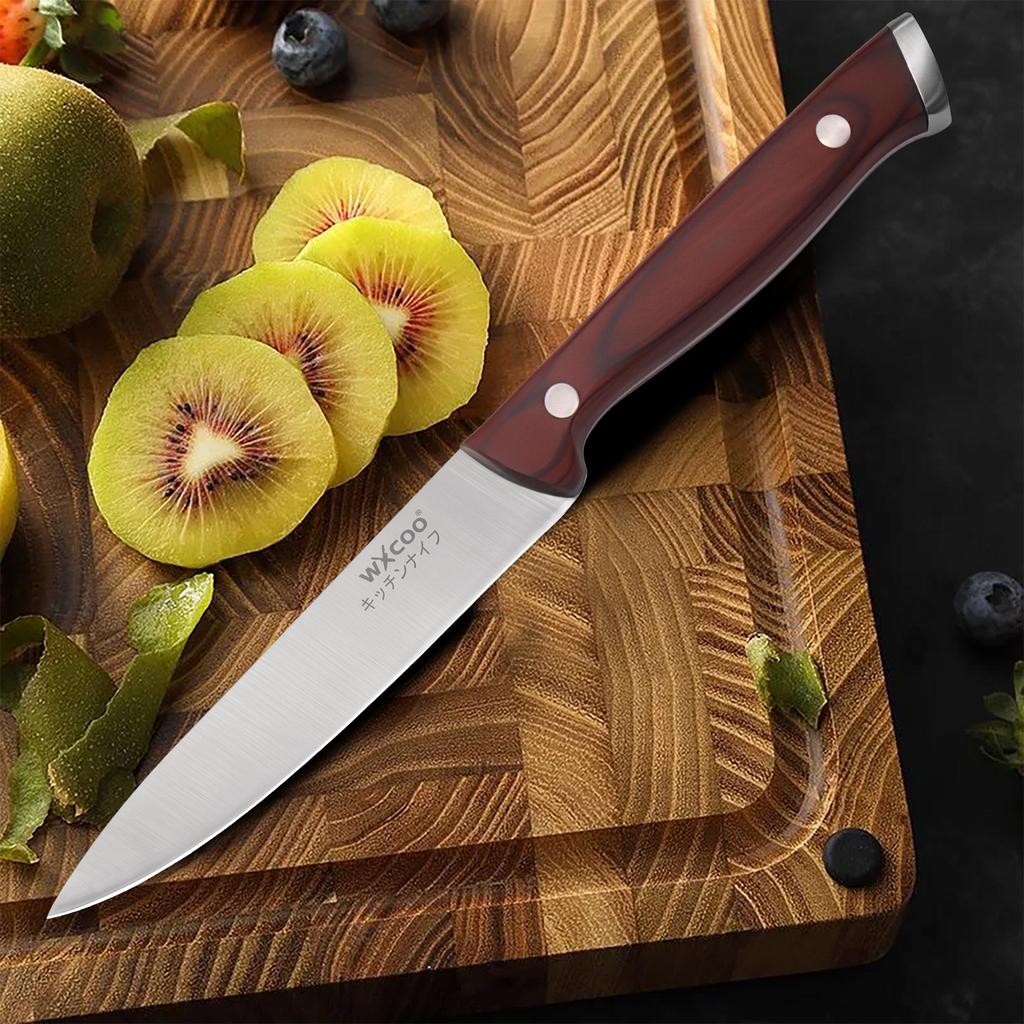 3PCS Professional Japanese Chef Knife Set Fish Fruit Santoku Knife Butcher Boning Meat Cleaver Kitchen Knife