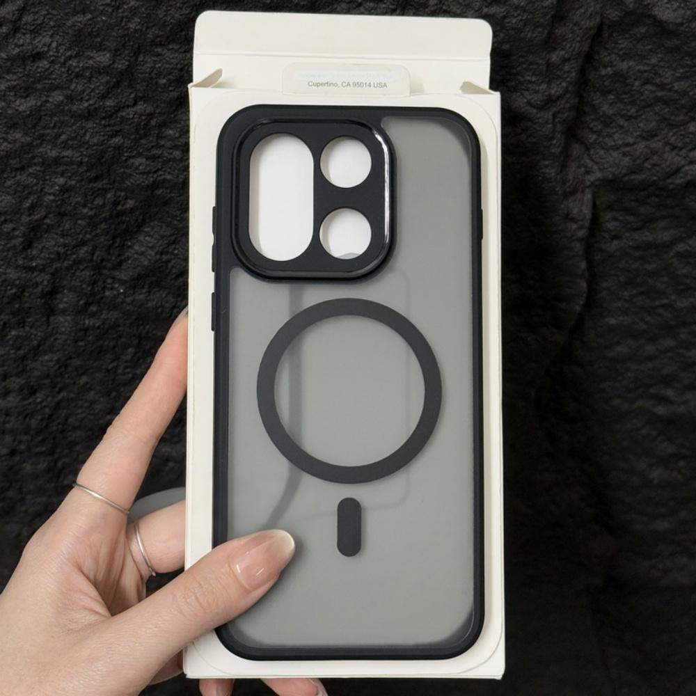 Matte Wireless Charge Magnetic Phone Case For OnePlus 15 13 13R 13S 13T Nord 5 CE 5 Ace 5 Pro For Magsafe Bumper Non-Slip Cover