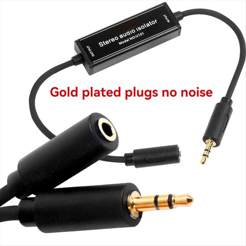 Stereo Audio Isolation 3.5mm Speaker Audio Noise Noise Common Ground Filter Eliminator GROUND LOOP Isolator