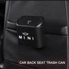 Car Vehicle Case Storage Box Black ABS Square Pressing Trash Can For BMW Mini Cooper F54 F55 F56 R56 R60 SONE Roadster Clubman Coupe