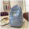 School Bag New High-value College Style Fresh and Sweet Candy-colored Backpack Junior High School Students Lightweight Backpack