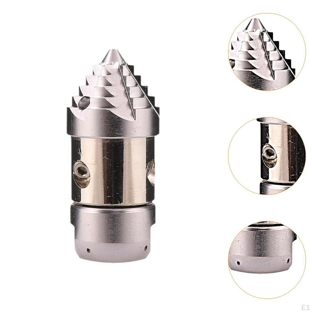 Sewer Jet Nozzle 3/8 Inch BSP Rotating Hose Steel Connector 30L