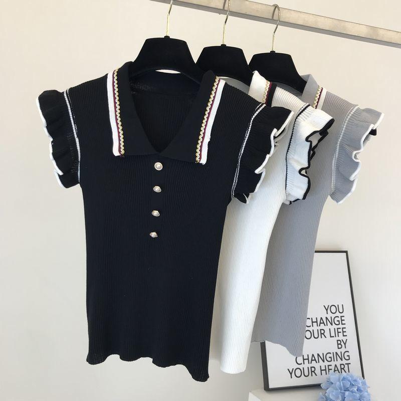 

French Ice Silk Knit Women s Dress - 2026 Summer Style, Short College Skirt with Color Block Stripes, Trendy Summer Fashion. Extra Large