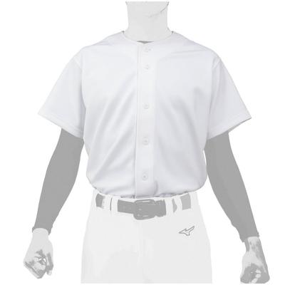 Mizuno Retro GACHI Uniform White Shirt, 12JC2F60, Men's,