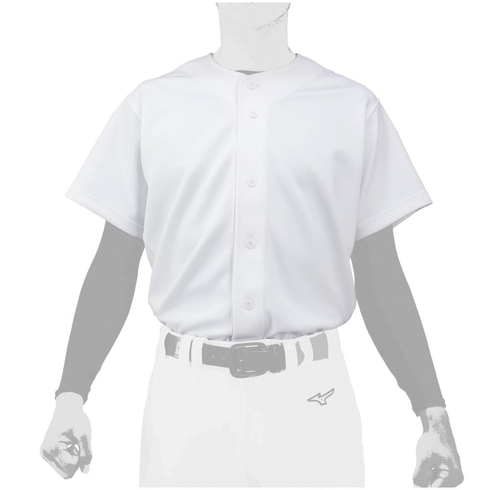 Mizuno Retro GACHI Uniform White Shirt, 12JC2F60, Men's,