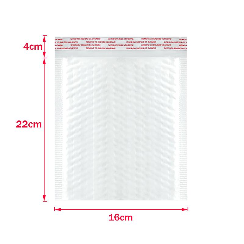 50Pcs Bubble Mailers White Poly Bubble Mailer Self Seal Padded Gift Bag Packaging Envelope Bags Book Shipping Package Bag