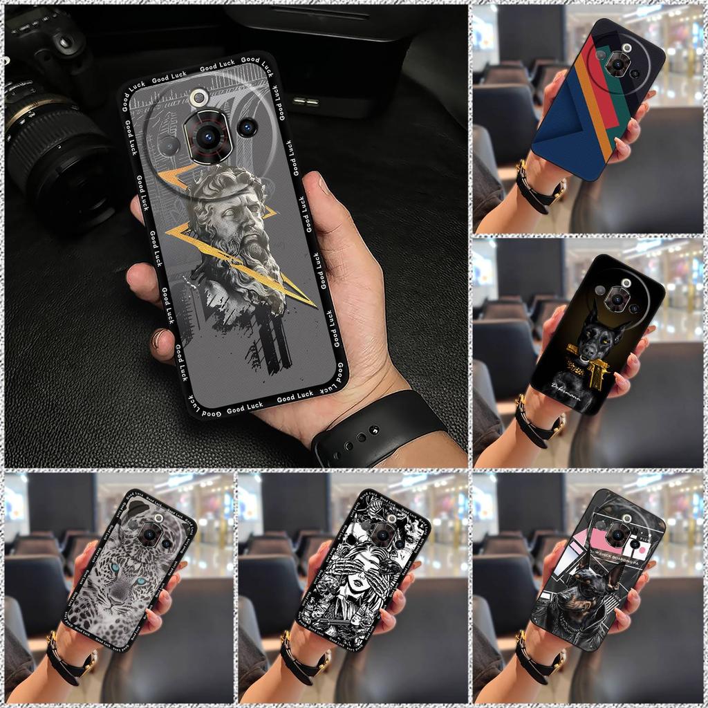 Shockproof Silicone Phone Case For ZTE Nubia Focus Pro 5G TPU Waterproof Graffiti Phone Pouch Anti-knock Full Wrap Cute