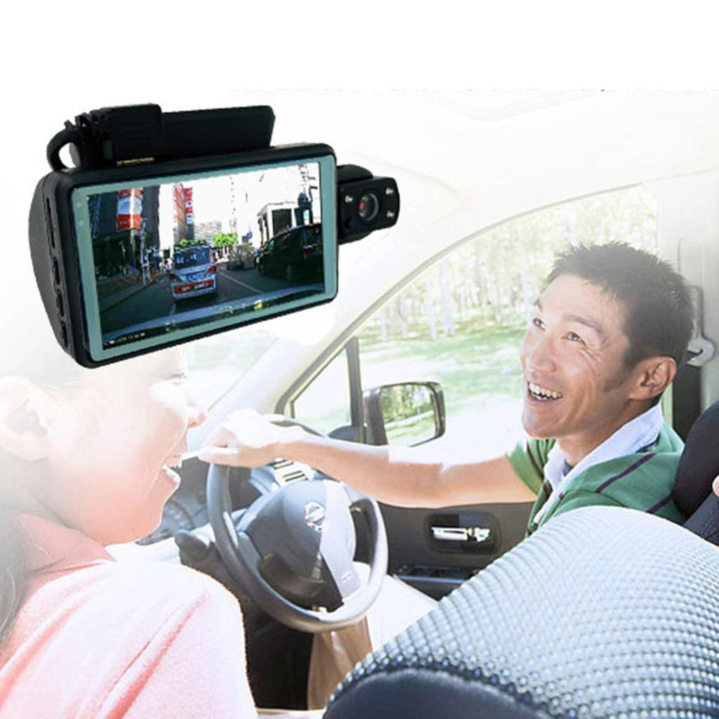 CNmuca 1080p Three Inch Display Screen Driving Recorder A68 with Double Lens Adjustable Interior Lens Driving Recorder Black CNmuca 1080p Three Inch Display Screen Driving Recorder A68 with Double Lens Adjustable Interior Lens Driving Recorder Black