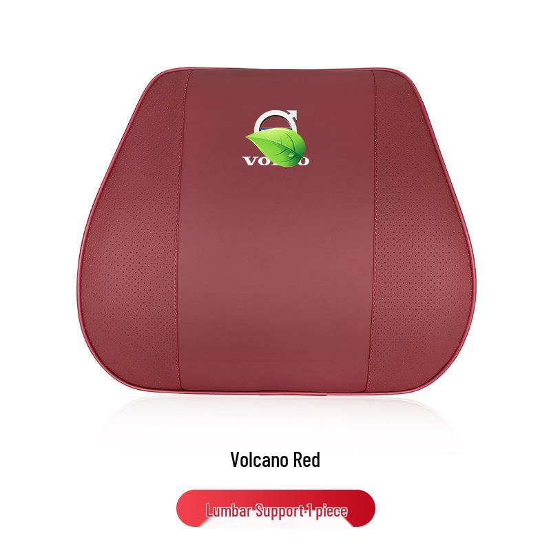 Volvo Car Neck & Lumbar Support Pillow for S60/S90/XC60/XC40 - Memory Foam Backrest Cushion
