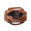 Chic Women's Leather Top-Handle Bag Versatile Crossbody Purse for Daily & Casual Use