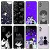 Game O-OMORI Phone Case For Samsung Galaxy A13,A21s,A22,A31,A32,A52,A53,A71,A80,A91 Soft Black Phone Cover