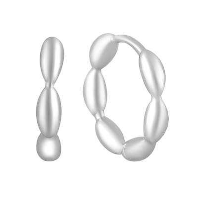 Silver Earrings Without Stones (2130093)