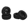 4 Pcs RC Car Tire Fit for HSP 94186 16208 16209 16210 1 14 1 16 Trucks 80mm Rubber Plastic RC Crawler Wheel