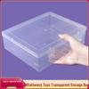 Clear High-Capacity PP Storage Box for Cosmetics, Nail Art, and Stationery