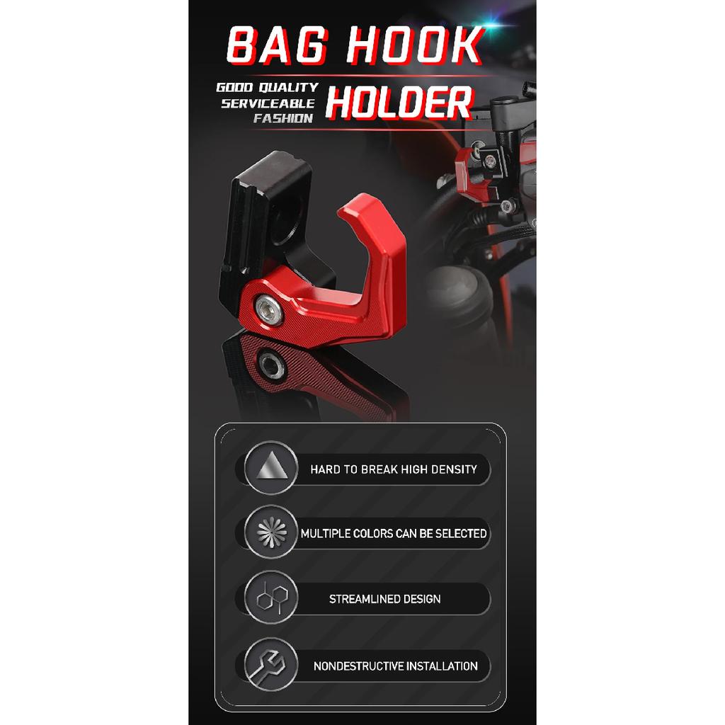 FOR longjia XDV250si XDV300i XDV 300i Moto Brake Master Cylinder Bracket Bag Luggage Helmet Hanger Clamp Hook Holder Carry