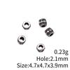 New Year's Day Jewelry Findings Small Torus Spacer Beads Accessories Parts Backpack Accessories