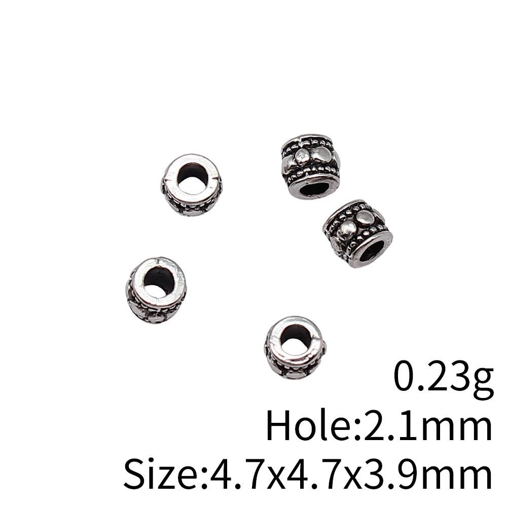 New Year's Day Jewelry Findings Small Torus Spacer Beads Accessories Parts Backpack Accessories