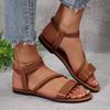Large Size Non-slip Soft-soled Flat-soled Sandals, New Fashionable and Lightweight Woven Casual Beach Sandals