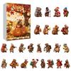 2D Advent Calendar 24 Days Countdown Calendar With Musical Character Collectibles, Advent Calendar